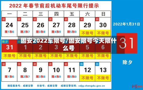 固安2022车限号/固安限号今天限什么号-第2张图片