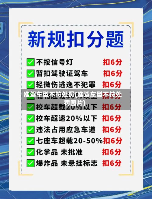 准驾车型不符处罚(准驾车型不符处罚图片)-第2张图片