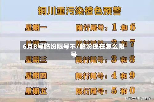 6月8号临汾限号不/临汾现在怎么限号-第3张图片