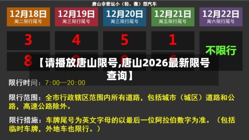 【请播放唐山限号,唐山2026最新限号查询】-第3张图片