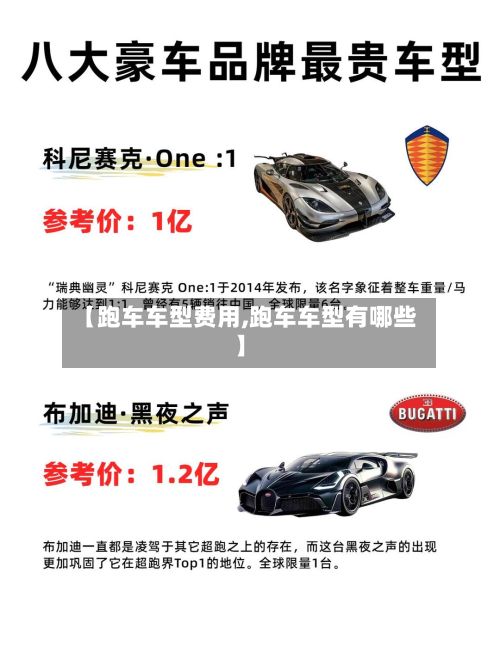 【跑车车型费用,跑车车型有哪些】