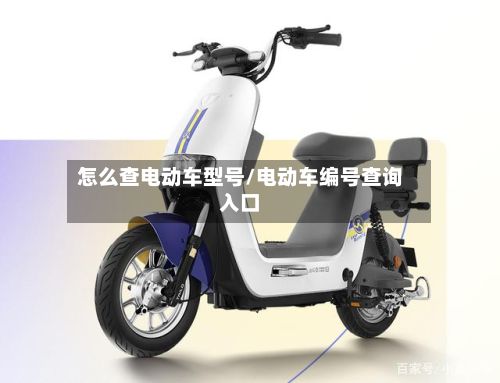 怎么查电动车型号/电动车编号查询入口