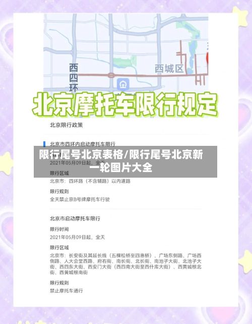 限行尾号北京表格/限行尾号北京新一轮图片大全-第3张图片