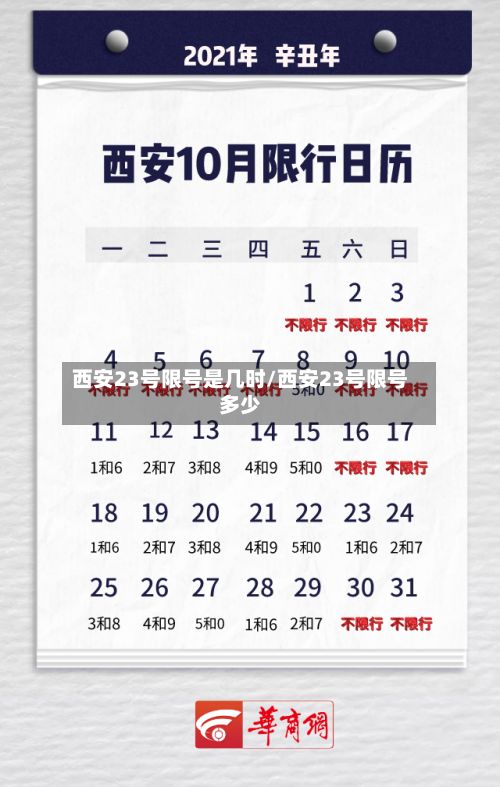 西安23号限号是几时/西安23号限号多少-第2张图片