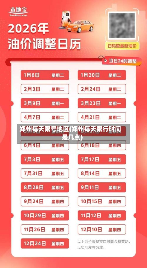 郑州每天限号地区(郑州每天限行时间是几点)-第3张图片