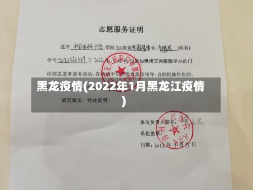 黑龙疫情(2022年1月黑龙江疫情)-第3张图片