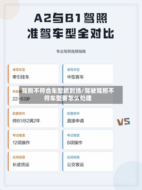 驾照不符合车型抓到场/驾驶驾照不符车型要怎么处理