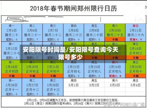 安阳限号时间是/安阳限号查询今天限号多少-第3张图片