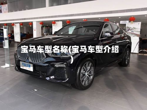 宝马车型名称(宝马车型介绍)-第3张图片