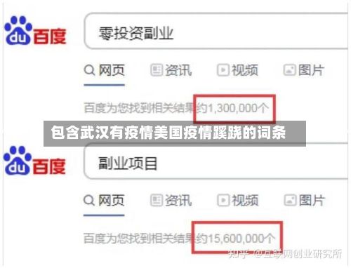 包含武汉有疫情美国疫情蹊跷的词条