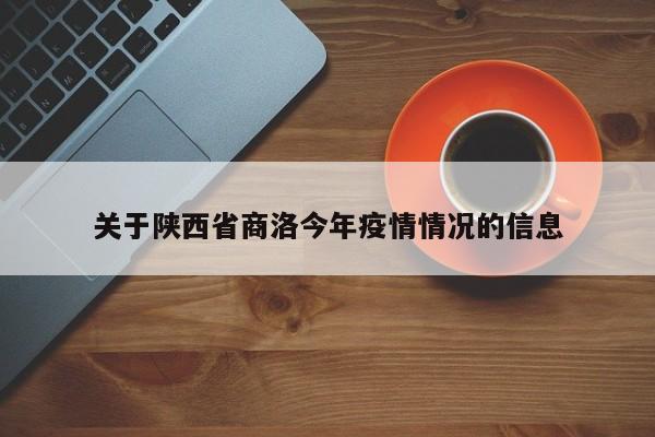 关于陕西省商洛今年疫情情况的信息