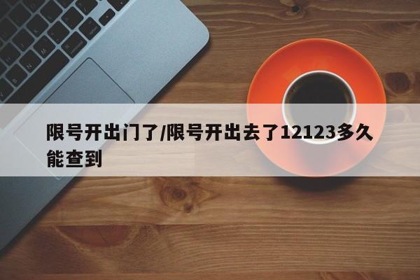 限号开出门了/限号开出去了12123多久能查到